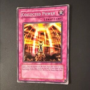 Collected Power Pink Trap Card - Yu-Gi-Oh! Trading Card